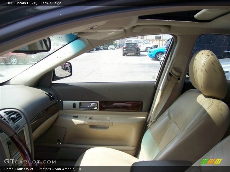 Black / Beige 2006 Lincoln LS V8