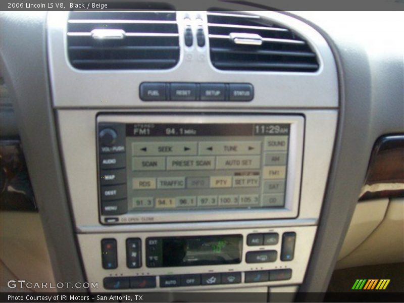 Black / Beige 2006 Lincoln LS V8