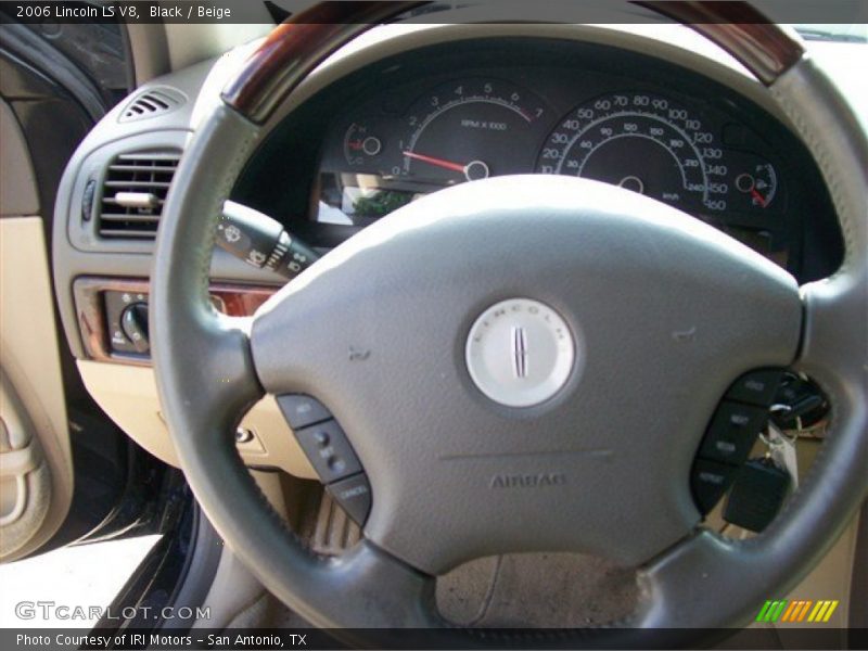 Black / Beige 2006 Lincoln LS V8