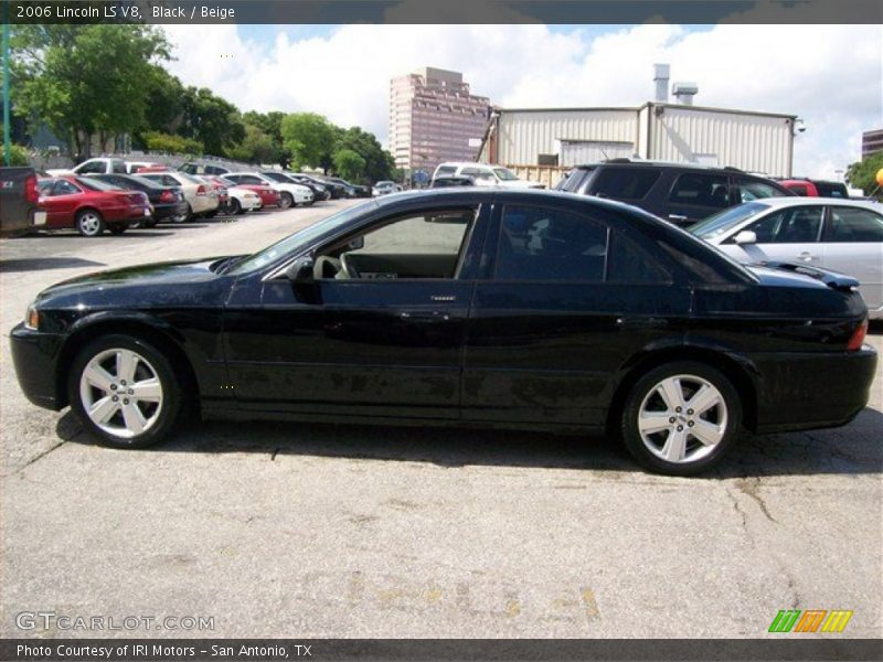 Black / Beige 2006 Lincoln LS V8