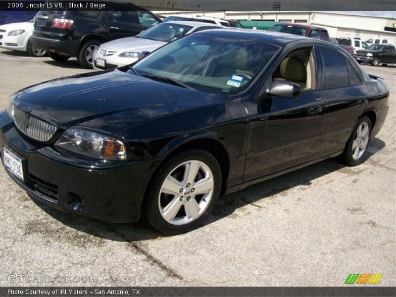 Black / Beige 2006 Lincoln LS V8