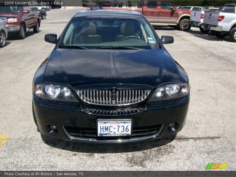 Black / Beige 2006 Lincoln LS V8