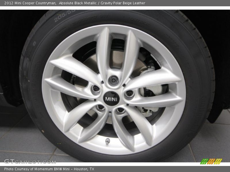 Absolute Black Metallic / Gravity Polar Beige Leather 2012 Mini Cooper Countryman