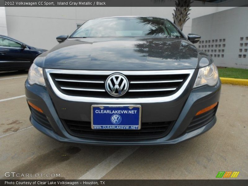 Island Gray Metallic / Black 2012 Volkswagen CC Sport