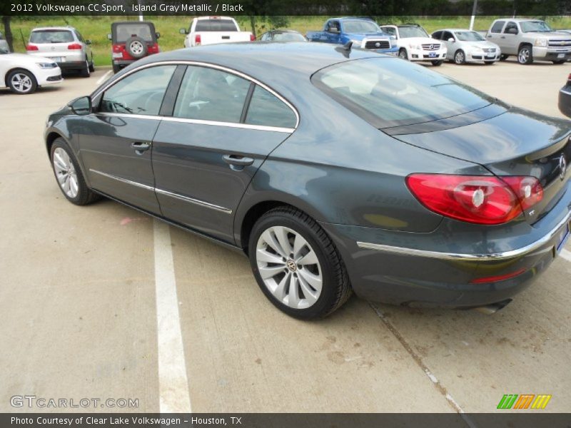 Island Gray Metallic / Black 2012 Volkswagen CC Sport