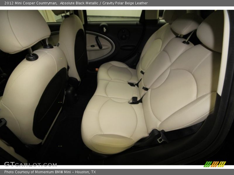 Absolute Black Metallic / Gravity Polar Beige Leather 2012 Mini Cooper Countryman