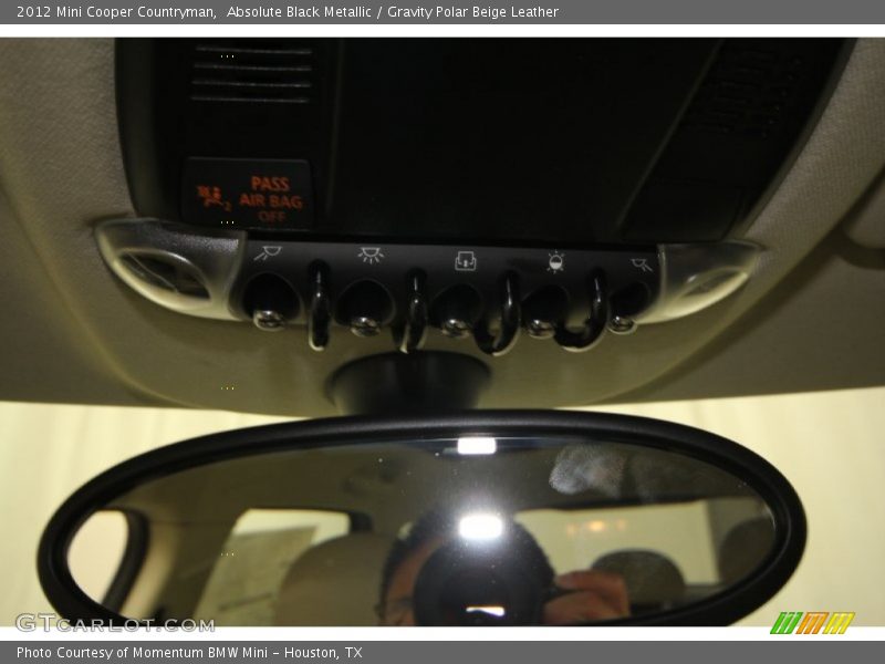 Absolute Black Metallic / Gravity Polar Beige Leather 2012 Mini Cooper Countryman