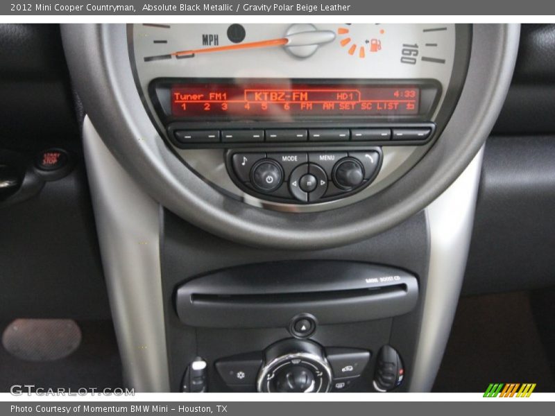 Absolute Black Metallic / Gravity Polar Beige Leather 2012 Mini Cooper Countryman