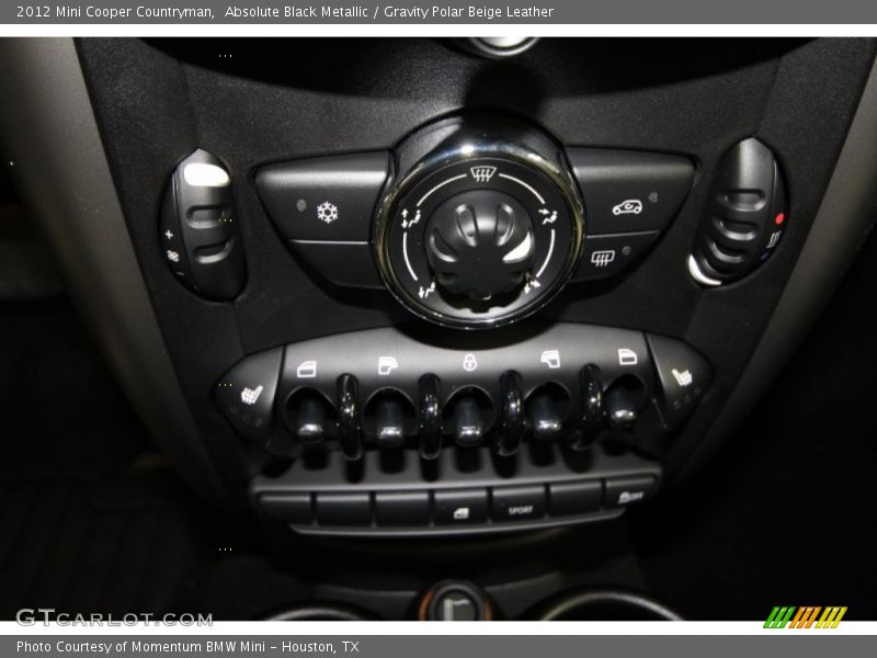 Absolute Black Metallic / Gravity Polar Beige Leather 2012 Mini Cooper Countryman