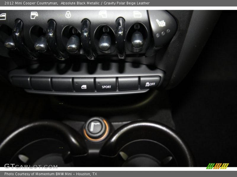 Absolute Black Metallic / Gravity Polar Beige Leather 2012 Mini Cooper Countryman
