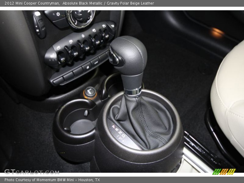 Absolute Black Metallic / Gravity Polar Beige Leather 2012 Mini Cooper Countryman