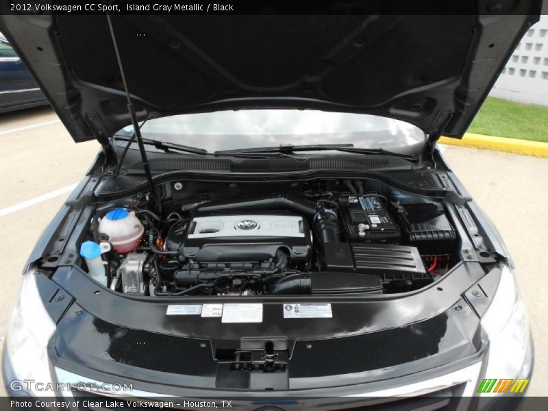 Island Gray Metallic / Black 2012 Volkswagen CC Sport