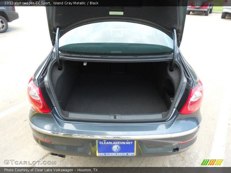 Island Gray Metallic / Black 2012 Volkswagen CC Sport