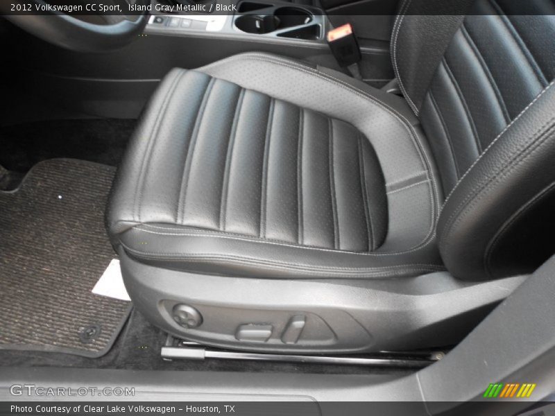 Island Gray Metallic / Black 2012 Volkswagen CC Sport