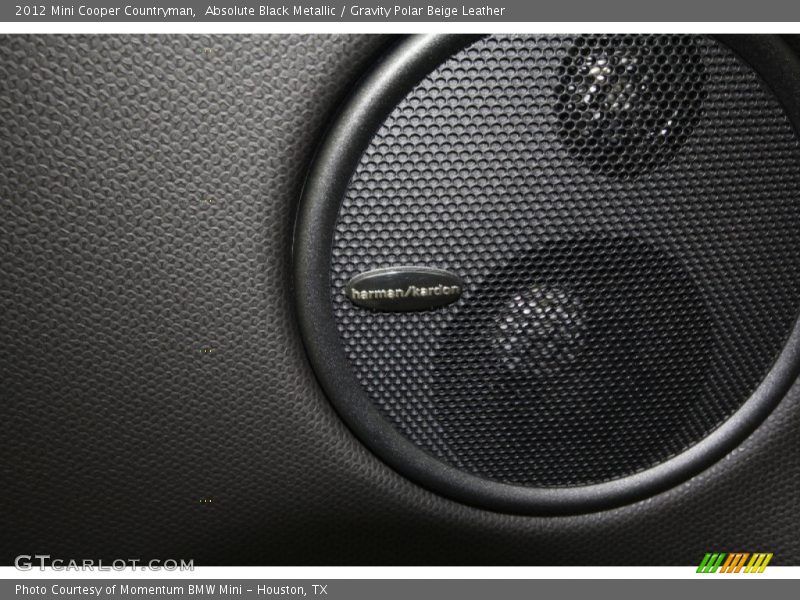 Absolute Black Metallic / Gravity Polar Beige Leather 2012 Mini Cooper Countryman