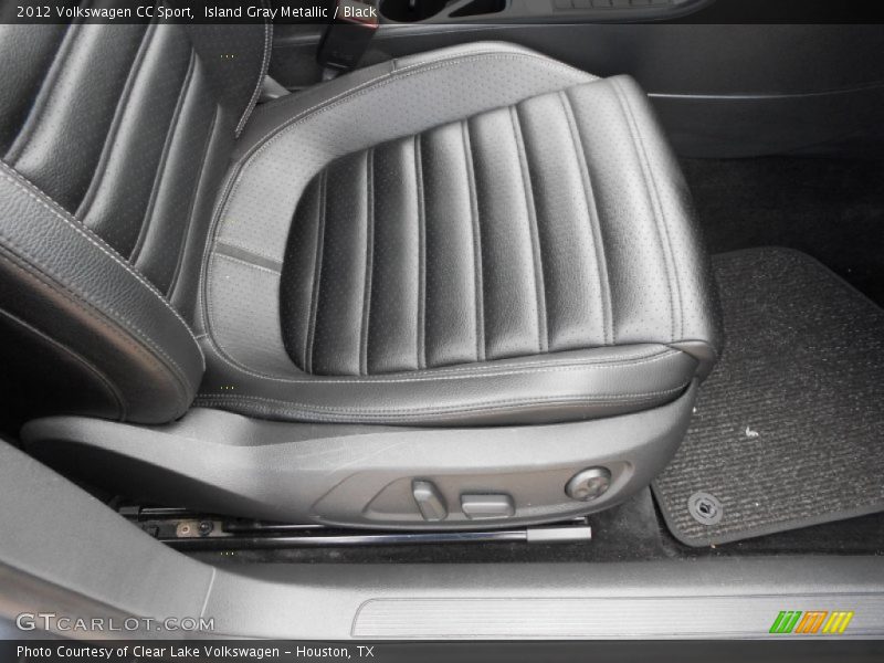 Island Gray Metallic / Black 2012 Volkswagen CC Sport