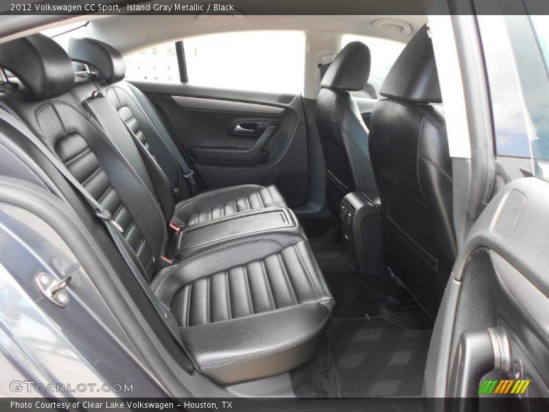 Island Gray Metallic / Black 2012 Volkswagen CC Sport
