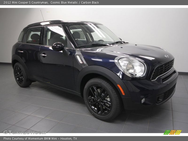 Cosmic Blue Metallic / Carbon Black 2012 Mini Cooper S Countryman