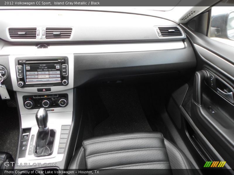 Island Gray Metallic / Black 2012 Volkswagen CC Sport