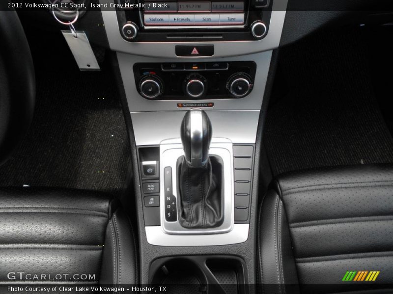 Island Gray Metallic / Black 2012 Volkswagen CC Sport