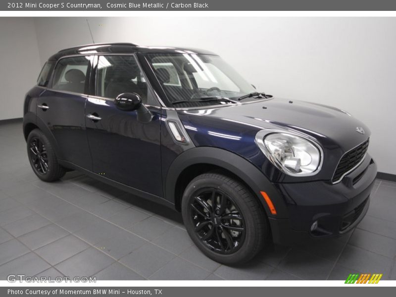 Cosmic Blue Metallic / Carbon Black 2012 Mini Cooper S Countryman