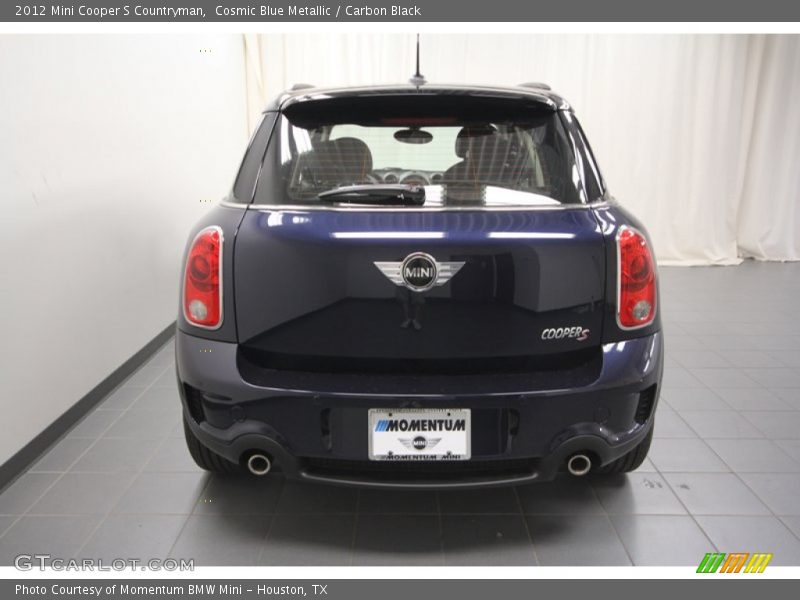 Cosmic Blue Metallic / Carbon Black 2012 Mini Cooper S Countryman