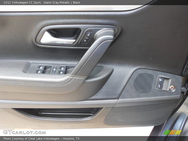 Island Gray Metallic / Black 2012 Volkswagen CC Sport