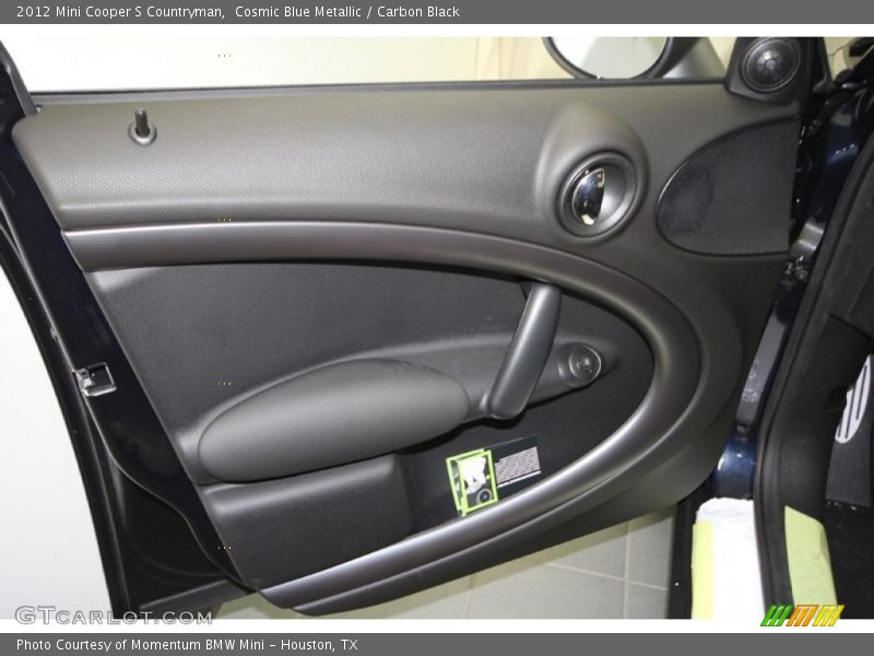 Cosmic Blue Metallic / Carbon Black 2012 Mini Cooper S Countryman
