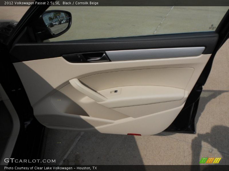 Black / Cornsilk Beige 2012 Volkswagen Passat 2.5L SE