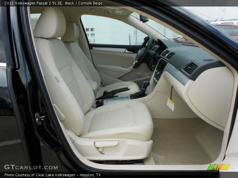 Black / Cornsilk Beige 2012 Volkswagen Passat 2.5L SE