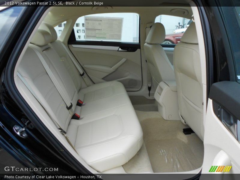 Black / Cornsilk Beige 2012 Volkswagen Passat 2.5L SE