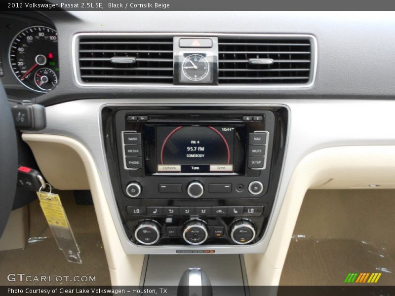 Black / Cornsilk Beige 2012 Volkswagen Passat 2.5L SE