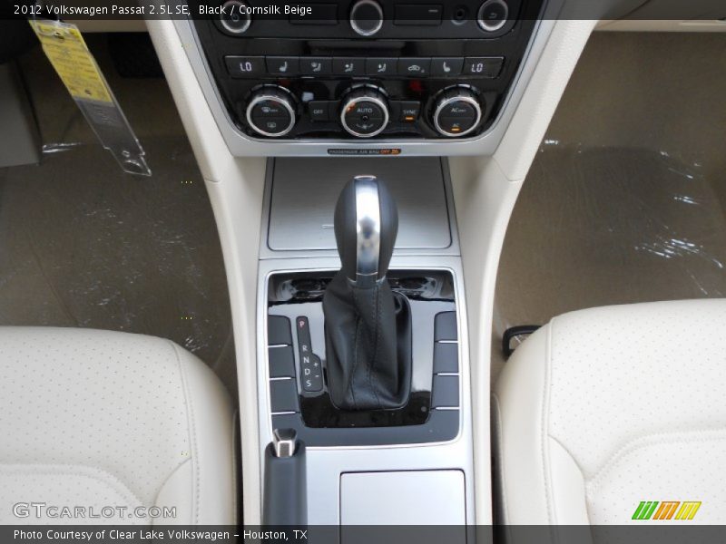 Black / Cornsilk Beige 2012 Volkswagen Passat 2.5L SE
