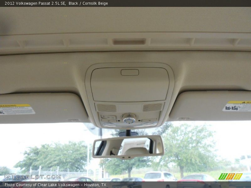 Black / Cornsilk Beige 2012 Volkswagen Passat 2.5L SE
