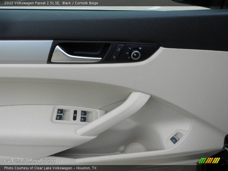 Black / Cornsilk Beige 2012 Volkswagen Passat 2.5L SE