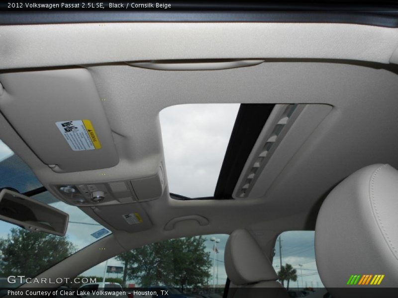 Black / Cornsilk Beige 2012 Volkswagen Passat 2.5L SE