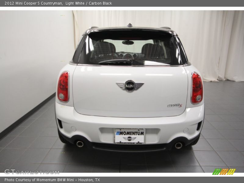 Light White / Carbon Black 2012 Mini Cooper S Countryman