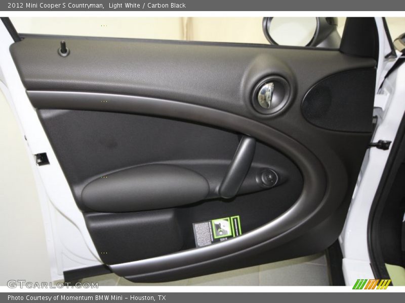 Light White / Carbon Black 2012 Mini Cooper S Countryman