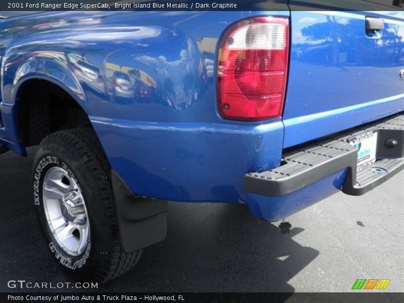 Bright Island Blue Metallic / Dark Graphite 2001 Ford Ranger Edge SuperCab