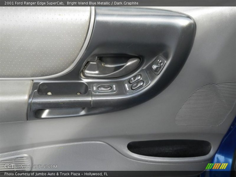 Bright Island Blue Metallic / Dark Graphite 2001 Ford Ranger Edge SuperCab