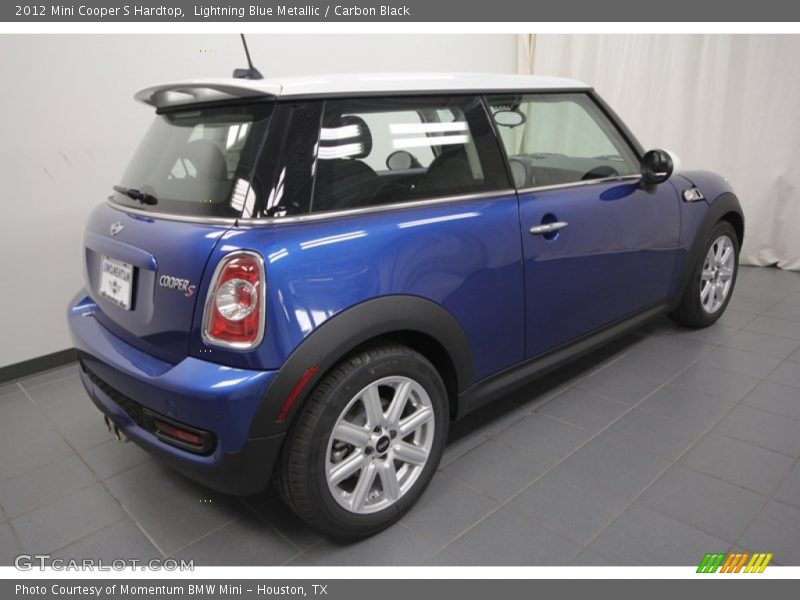 Lightning Blue Metallic / Carbon Black 2012 Mini Cooper S Hardtop
