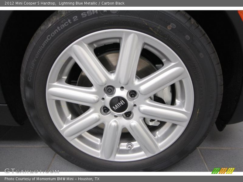 Lightning Blue Metallic / Carbon Black 2012 Mini Cooper S Hardtop