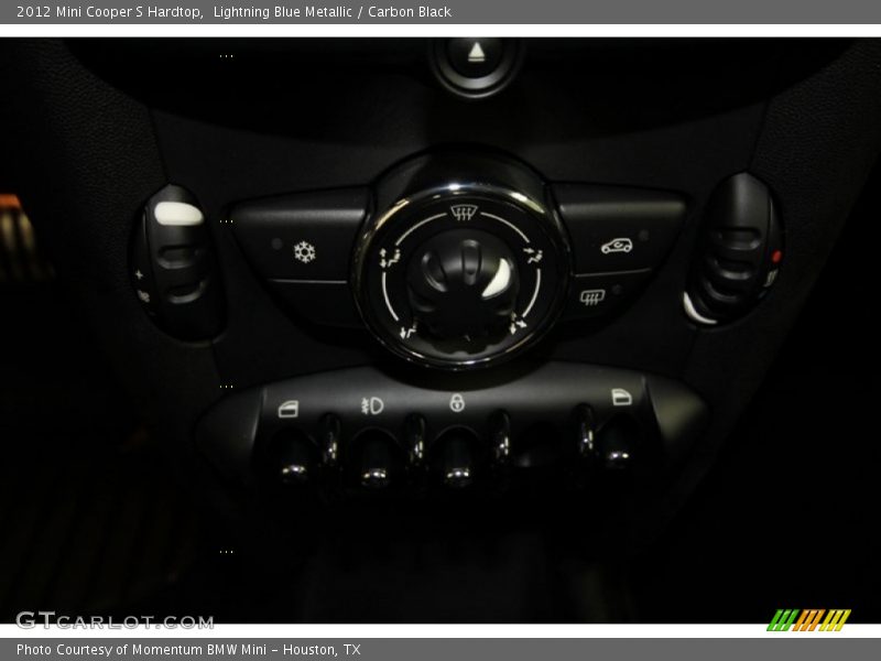 Lightning Blue Metallic / Carbon Black 2012 Mini Cooper S Hardtop
