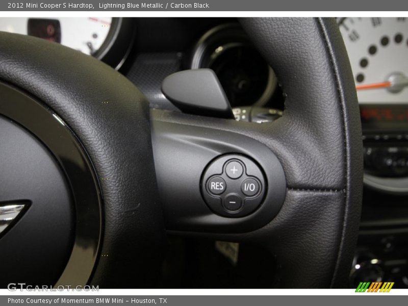 Lightning Blue Metallic / Carbon Black 2012 Mini Cooper S Hardtop