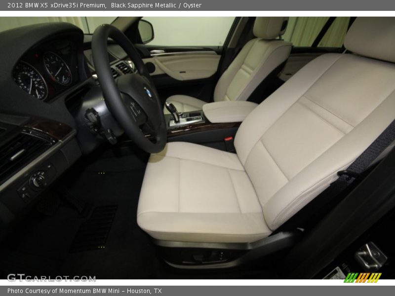 Black Sapphire Metallic / Oyster 2012 BMW X5 xDrive35i Premium
