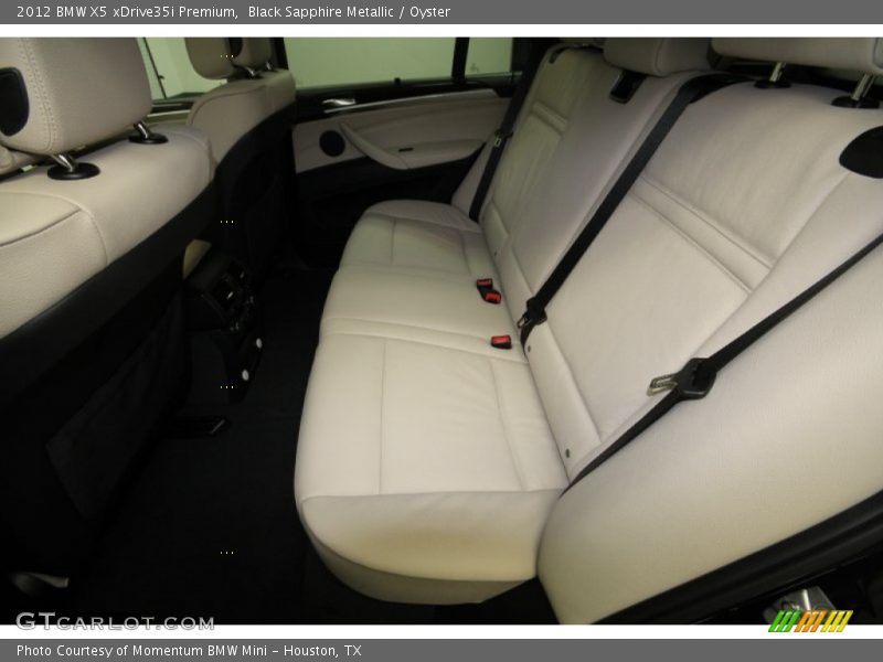 Black Sapphire Metallic / Oyster 2012 BMW X5 xDrive35i Premium