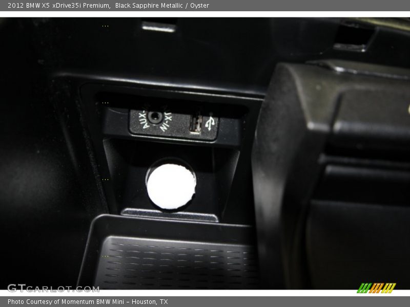 Black Sapphire Metallic / Oyster 2012 BMW X5 xDrive35i Premium