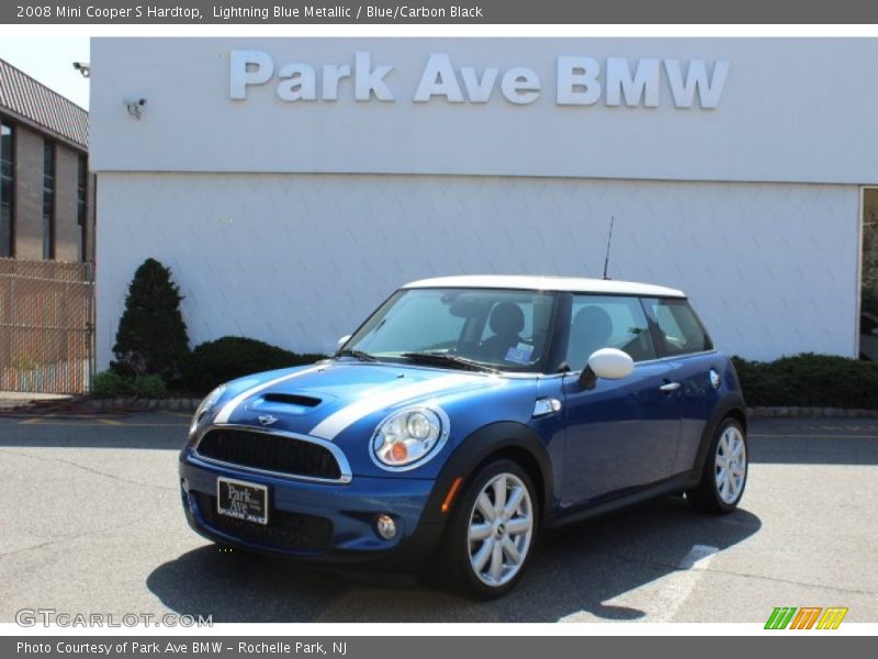 Lightning Blue Metallic / Blue/Carbon Black 2008 Mini Cooper S Hardtop