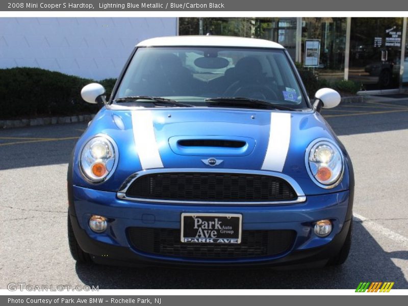 Lightning Blue Metallic / Blue/Carbon Black 2008 Mini Cooper S Hardtop