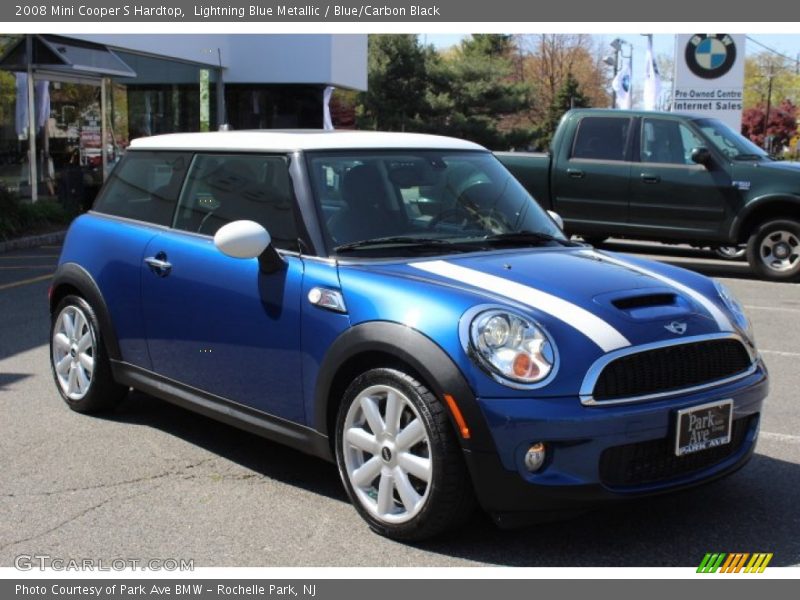 Lightning Blue Metallic / Blue/Carbon Black 2008 Mini Cooper S Hardtop